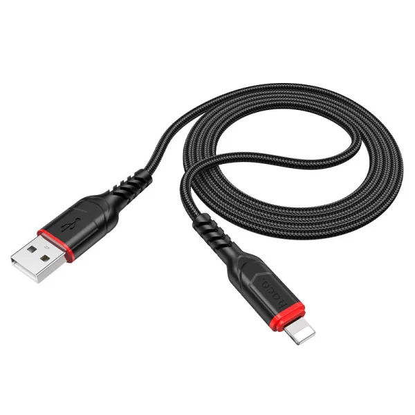 Cablu Hoco X59 Victory Lightning 2.4A (1m) [Black]